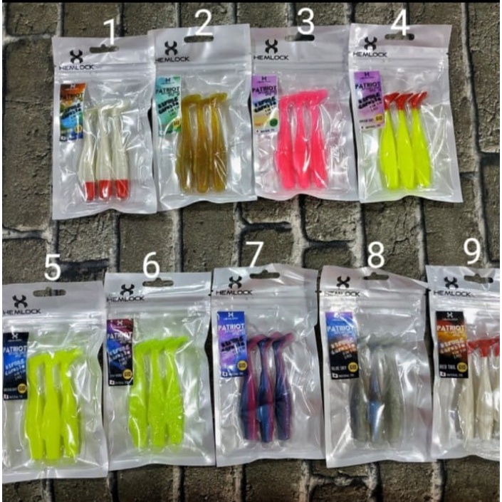 SOFT LURE HEMLOCK PATRIOT HPSS 04 (GID)