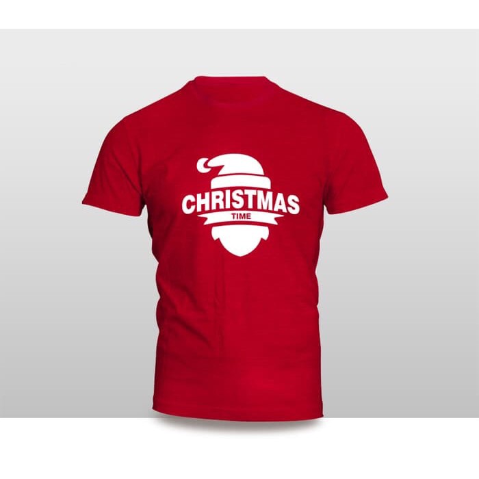 KAOS NATAL SANTA HAT BAJU NATAL TSHIRT CHRISTMAS