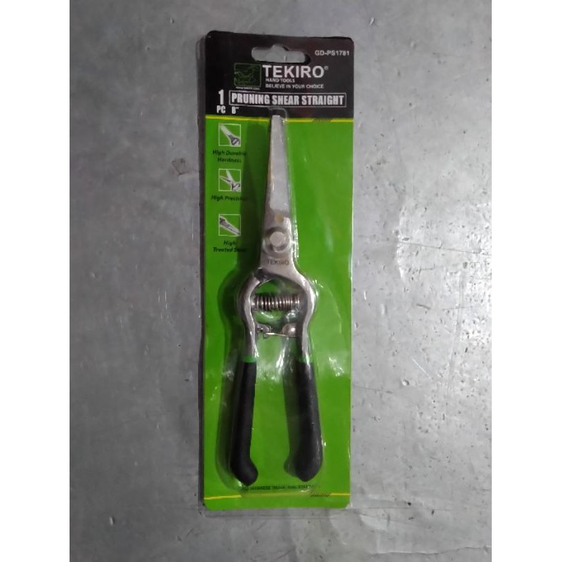 TEKIRO gunting dahan lurus 8inch pruning shear straight ORIGINAL