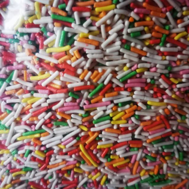 

Lagie Meises warna warni 250gram