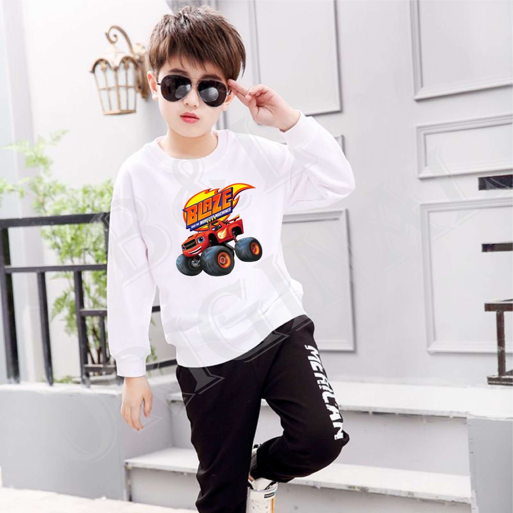 BS/COD//BAJU KAOS KIDS BLAZE /BAJU ANAK ANAK FASHION/ANAK GOOD QUALITY