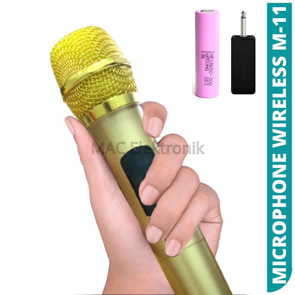 MIC WIRELESS  /MICROPHONE WIRELESS M -11 dan M-12