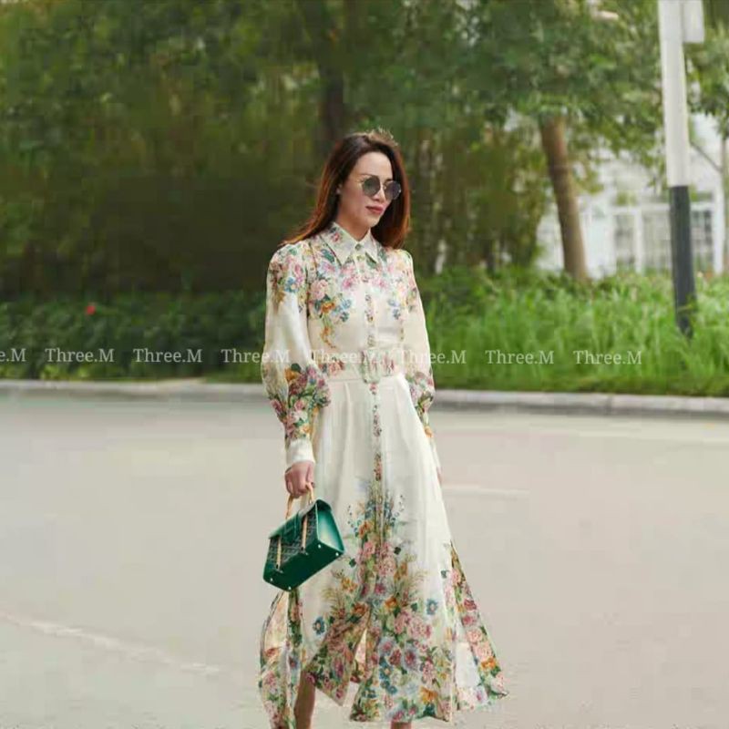 TM 8000 Maxi  Dress GLORRY WHITE ( free  Belt ) import