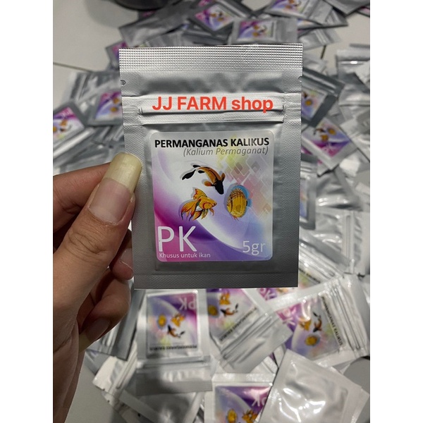 PK PEKA khusus obat ikan koi koki discus semua ikan hias 5gr permanganas kalikus kalium permaganat