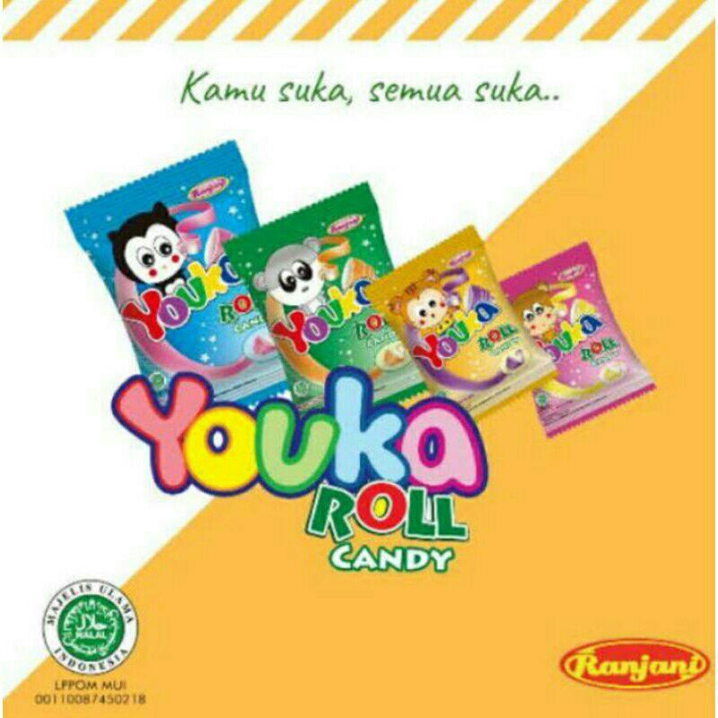 

Youka Roll Candy Permen Jeli Lunak 4,5gr 1pcs