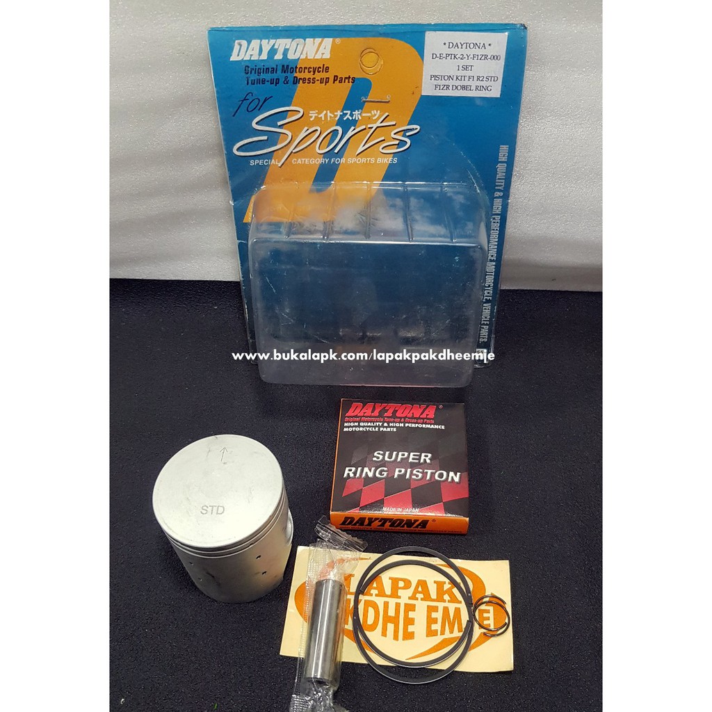 PISTON FIZR DAYTONA 0 STANDART PISTON SET FIZR FORCE 1 DAYTONA ORIGINAL OS 0 OVERSIZE STAN