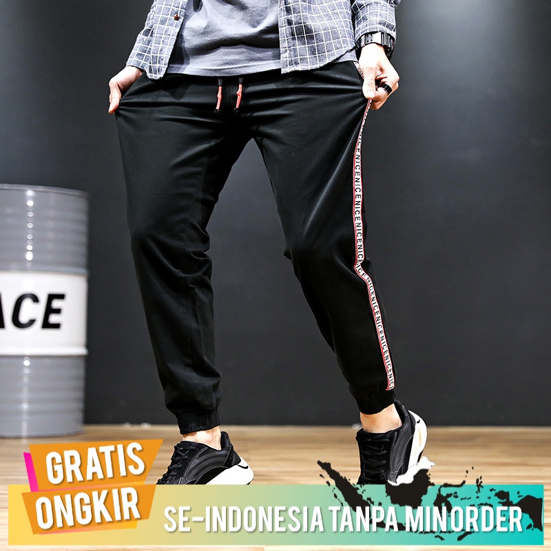Celana Pria Keren Pria Celana Kasual Celana  Korea Pergelangan
