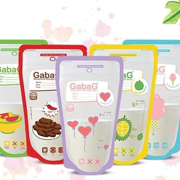 Gabag Mix Kantong asi 120 ml Breastmilk Storage 120ml