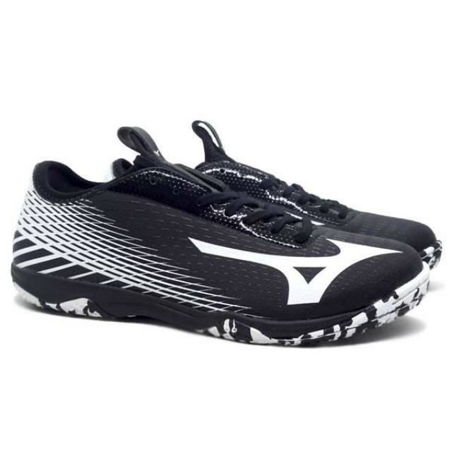 Sepatu Futsal Mizuno Basara Sala Pro IN - Black/White