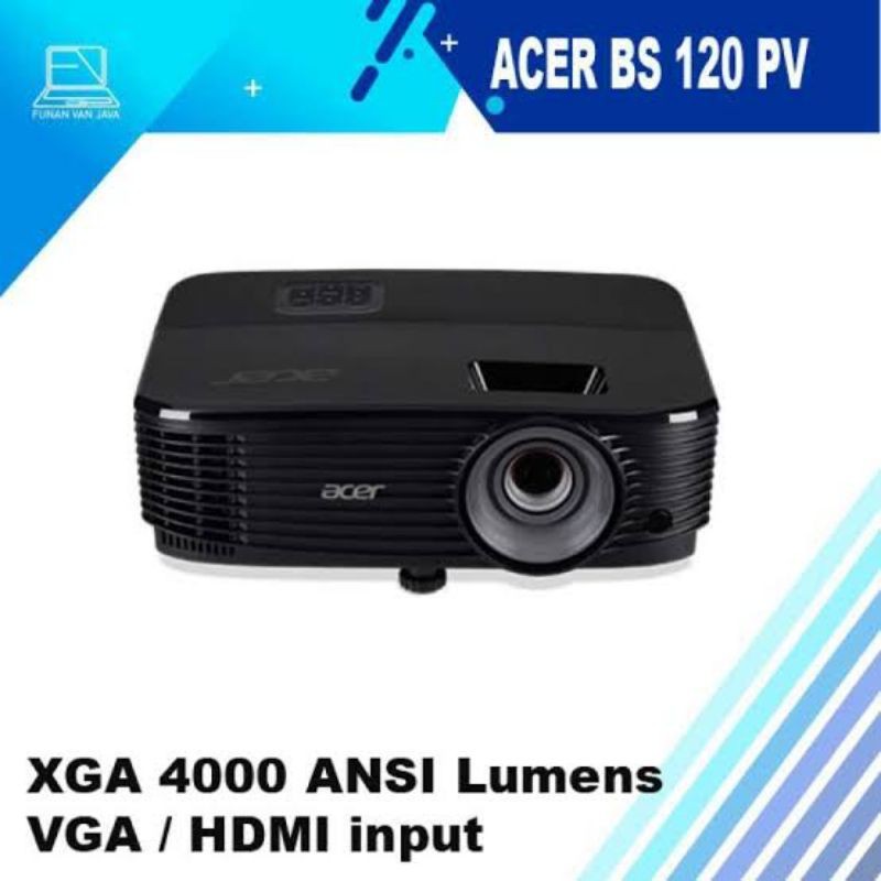 Projector Acer Bs 120pv Xga 4000 Ansi Lumens Vga Hdmi Proyektor Acer Bs120pv Shopee Indonesia