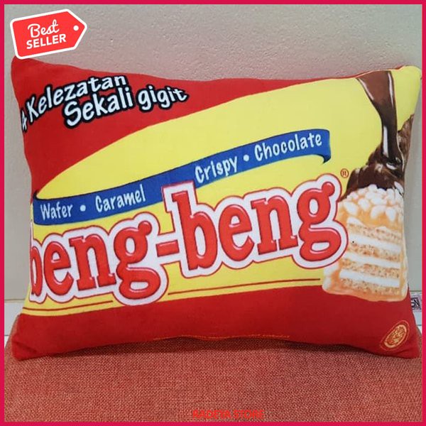 MGLY67U Bantal Boneka Snack Taro Kit Kat Bengbeng Ultramilk Oreo Chitato Boneka Bantal Lucu Unik