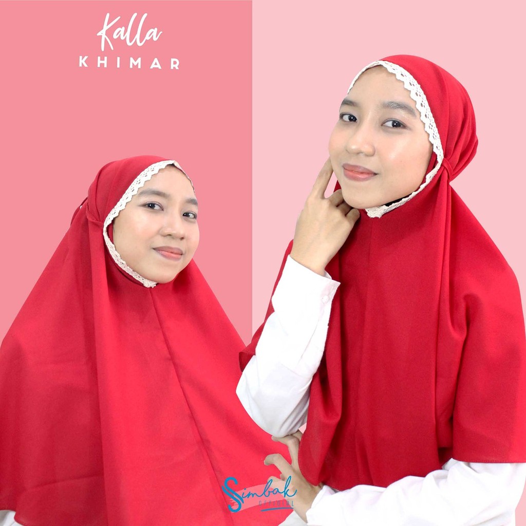 Kalla Khimar Bergo Renda / Khimar Bergo Renda / Bergo Renda