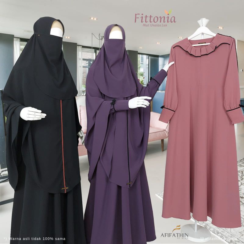 Gamis Only / Dress Only Fittonia By Afifathin