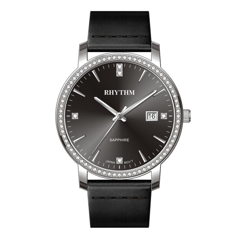 Rhythm PE1605L02 Jam Tangan Pria Silver