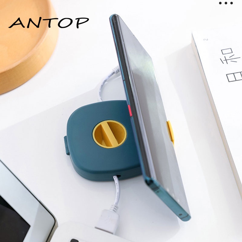 Rotatable Cable Storage Box Wire Organizer Data Winder Management Multi-function Portable Organizer ANTOP