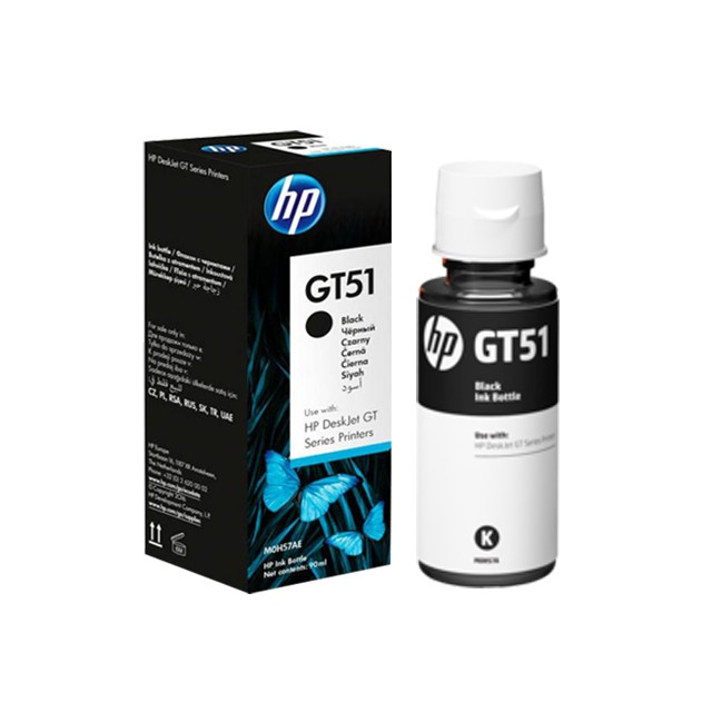 Tinta HP Original GT51 GT 51 Black Ink M0H57A 90ml HP Deskjet GT 5810 GT5810 GT 5820 GT5820