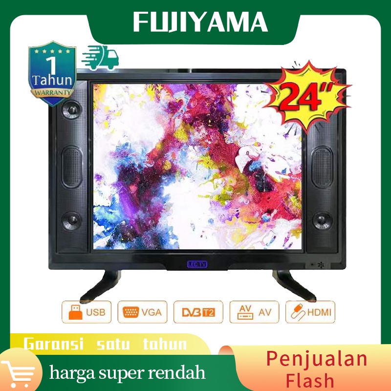 *Fujiyama*  Digital TV LED TV 24 INCH HD Ready FHD TV  Monitor Pc/Gaming/Komputer TV  Murah TV