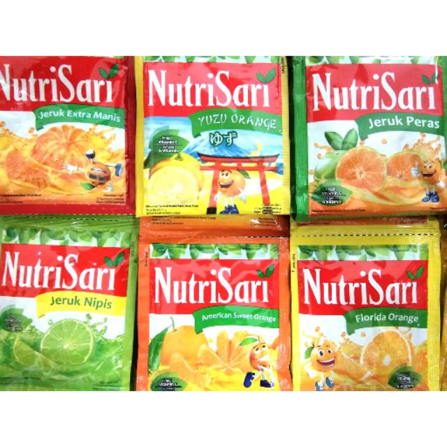 

Nutrisari Renceng Jeruk Series isi 10pcs