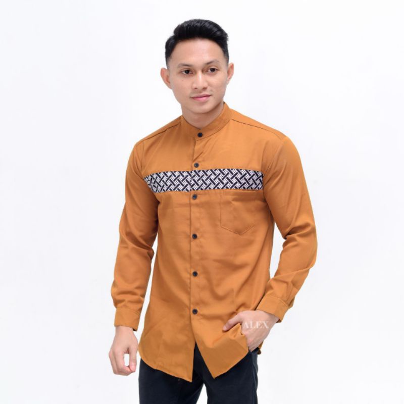 Baju Koko Kurta Pria Lengan Panjang Bahan Toyobo Terbaru Dan Terlaris