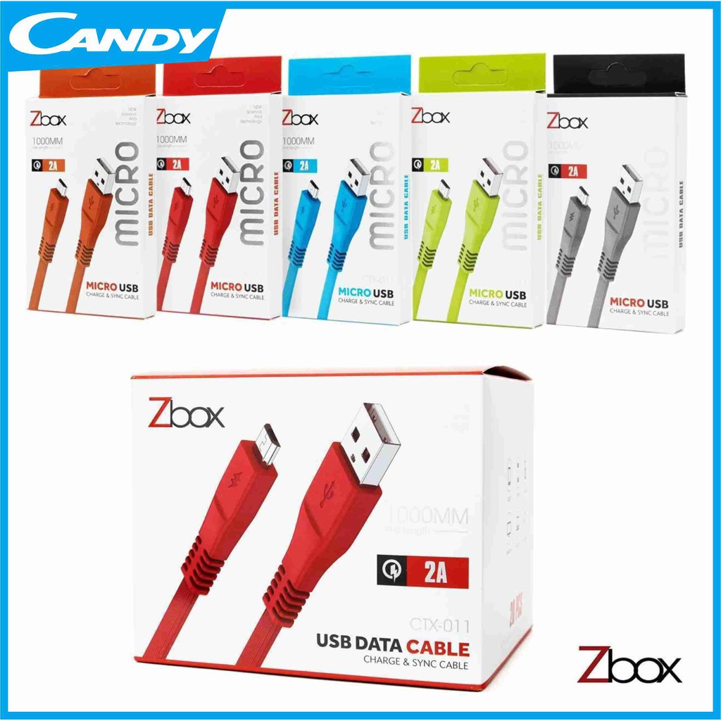 KABEL DATA ZBOX CTX-011 MICRO | TYPE-C (BOX20PCS) | ORIGINAL | TERLARIS