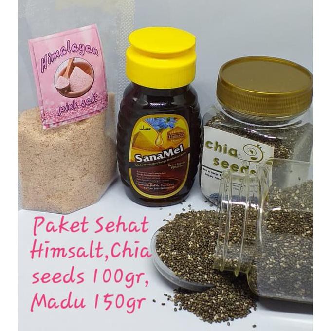 

Paket Sehat Ekonomis Chia Seeds, Himalayan Salt & Madu Habbatussauda _