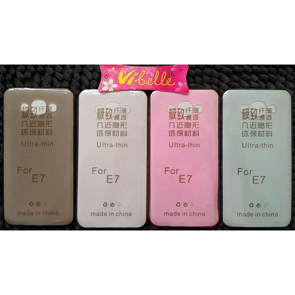 Ultrathin Softcase Samsung Galaxy E7 Soft Jely Back Case E700 E 700