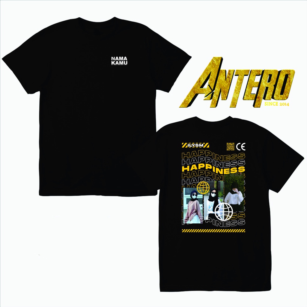 Kaos custom foto streetwear request design