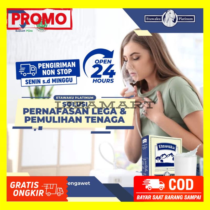 

Etawaku Platinum Krimer Bubuk Susu Kambing Solusi Masalah Pernapasan Asma / Susu Kambing Etawa Asli Original Provit & Krimer / Susu Kambing