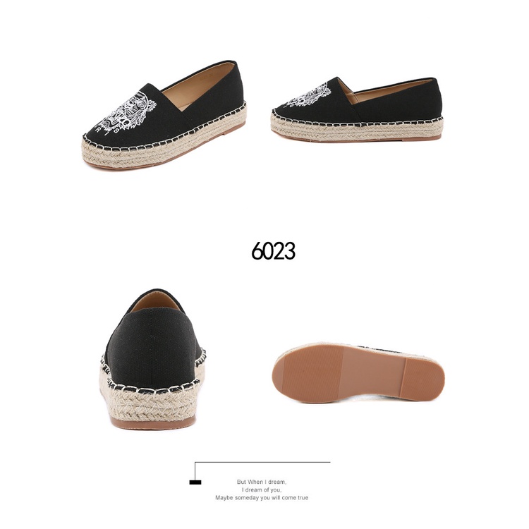 KT Embroidered Espadrilles #6023 C12231 778-23