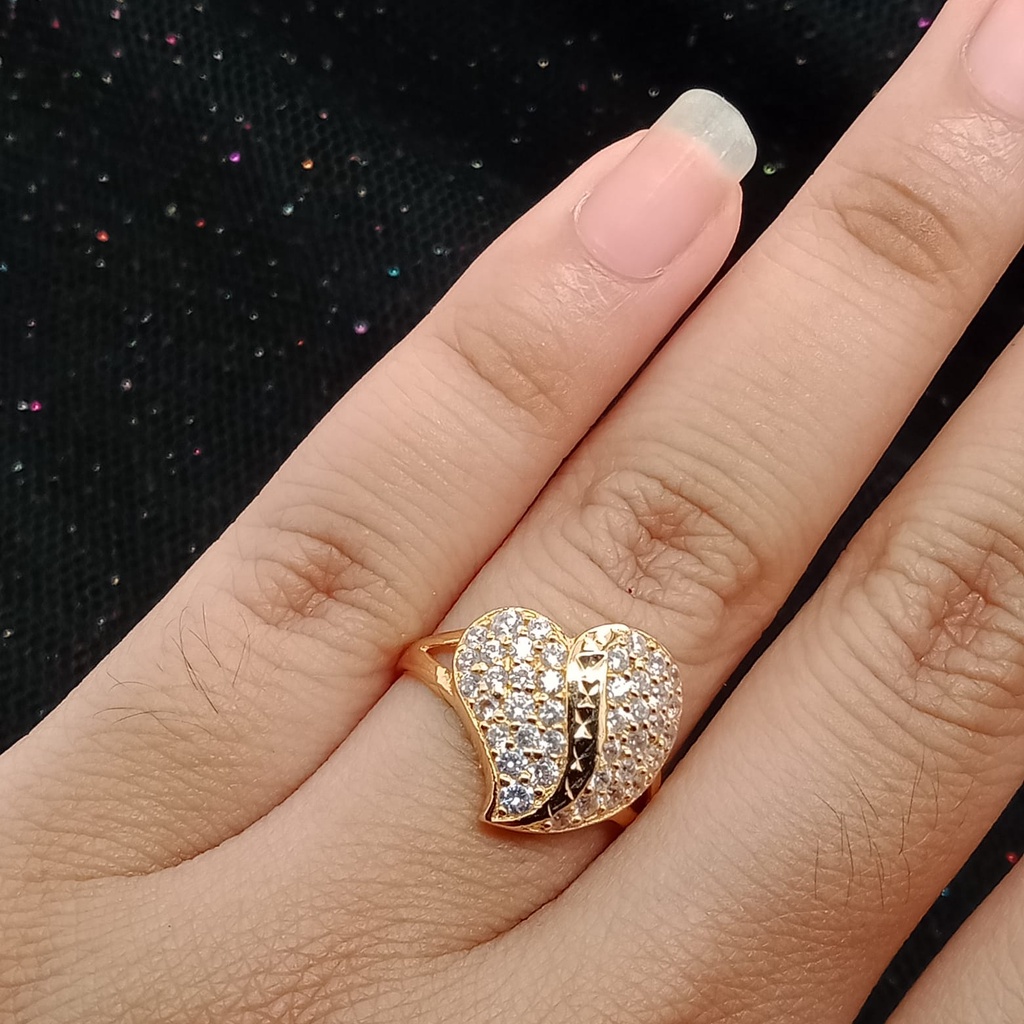 Cincin Emas 17K - 2.6 gr Kadar 750 - 22