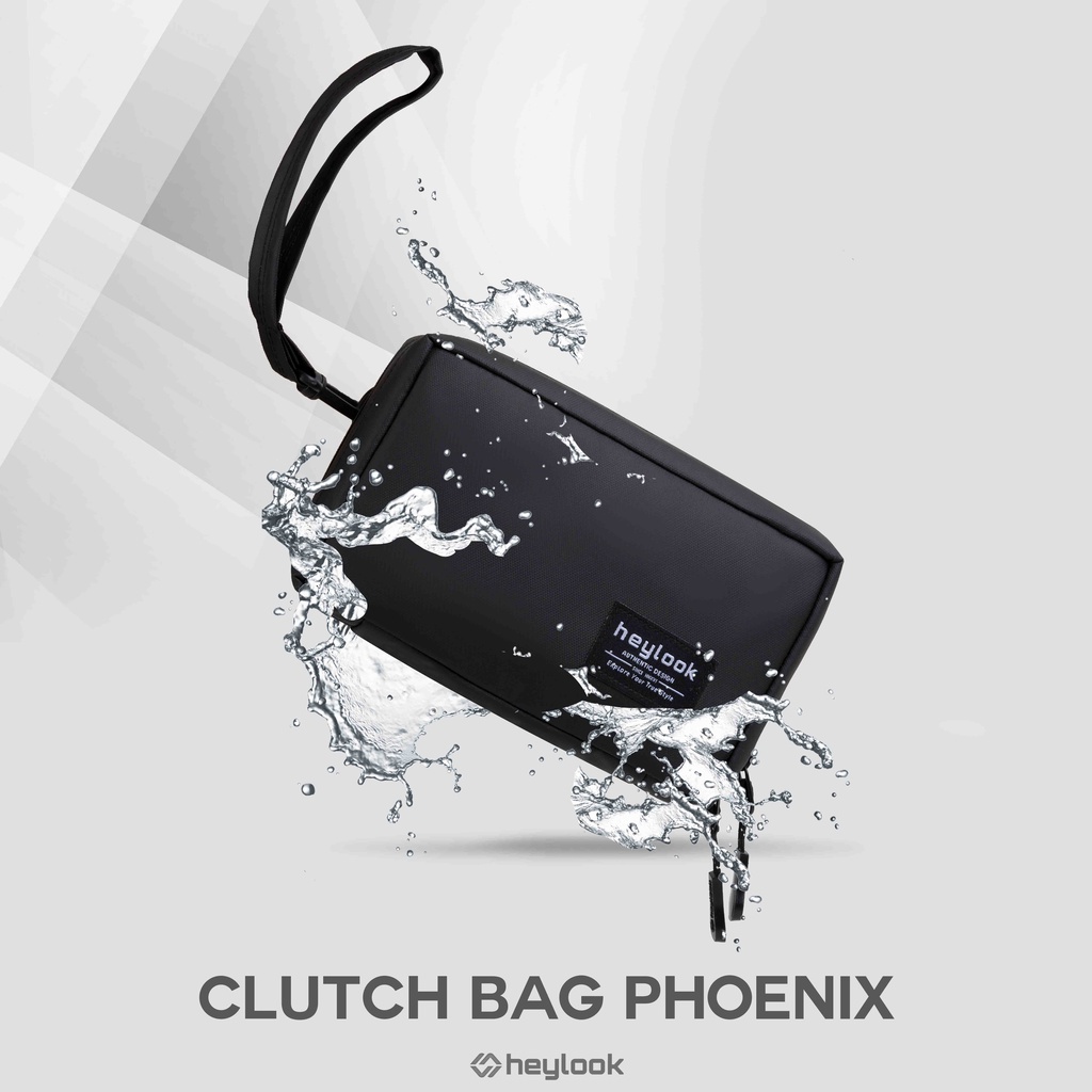 HAND BAG PRIA WATERPROOF TAS TANGAN HITAM ANTI AIR CLUTCH CLUTH CLUCHT BAG PRIA WANITA HANDBAG POUCH BAG ORGANIZER HP KARTU PASPOR ID CARD