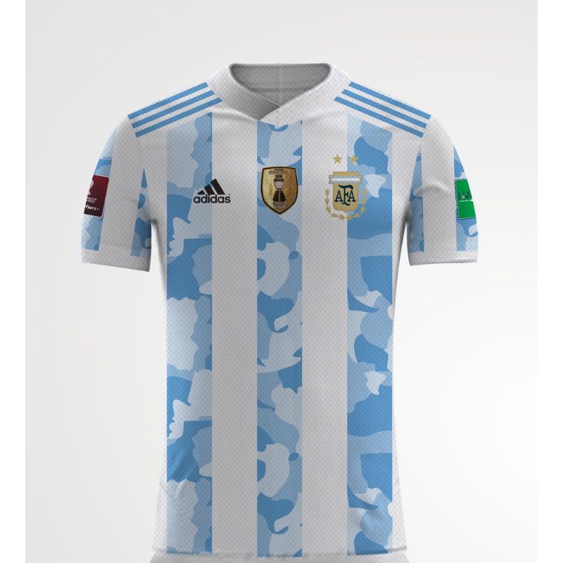 Jersey Argentina Home Away Full Pact 2021 Printing Free Nameset