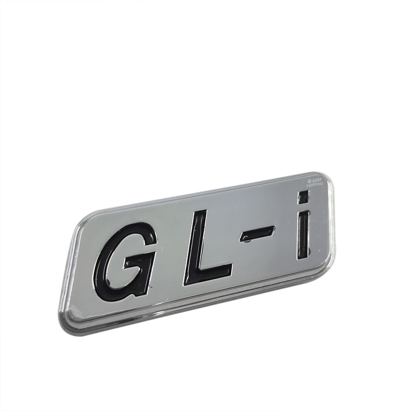 1pc Stiker Emblem Logo GL-i GLX-i Bahan ABS Krom Untuk Mobil TOYOTA COROLLA