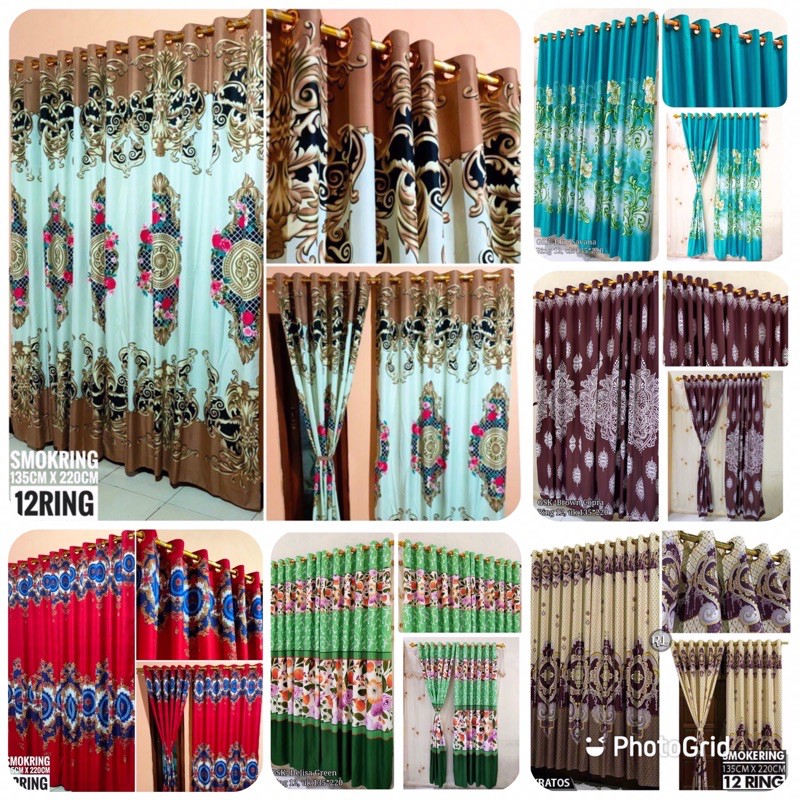 NEW MOTIF GORDEN SMOKRING GORDEN JENDELA GORDEN PINTU MOTIF SULTAN