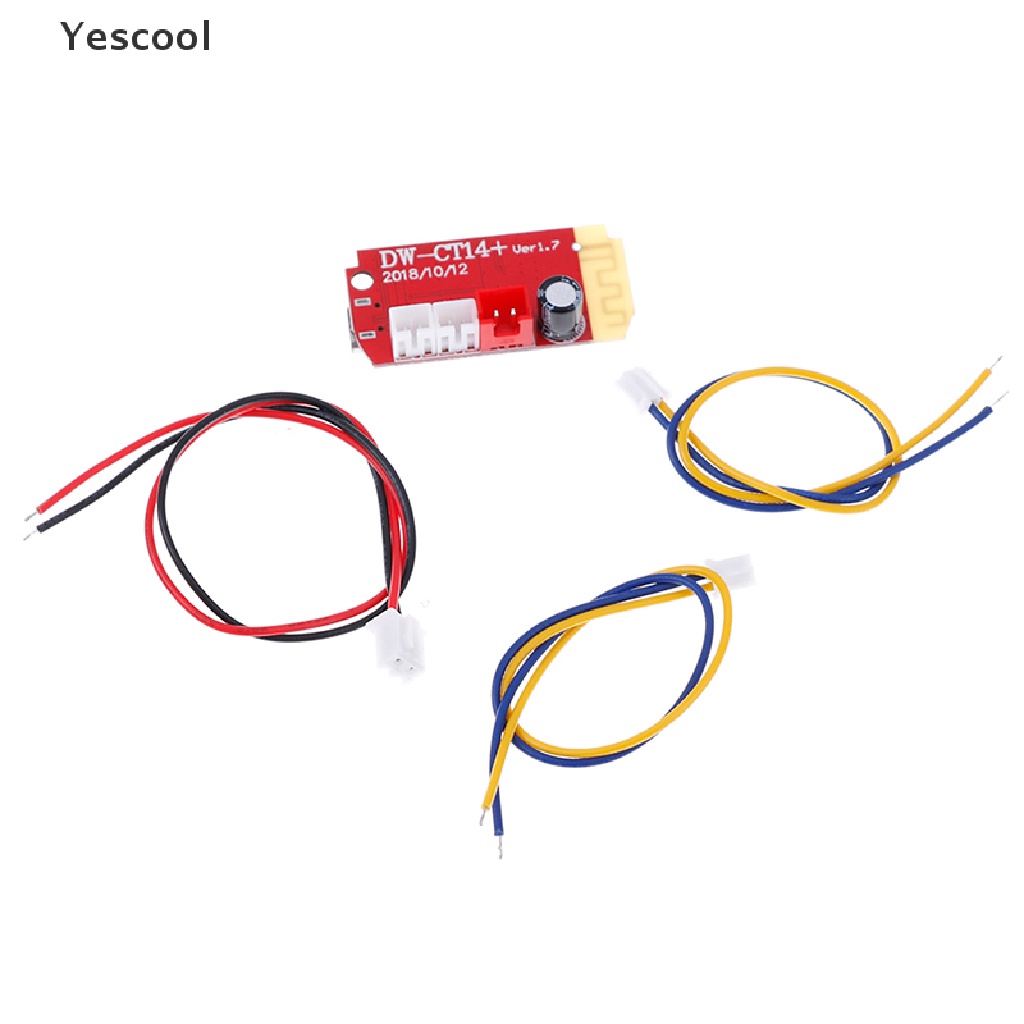 Yescool Modul power amplifier stereo bluetooth 5W + 5W CT14 micro 4.2 Dengan port Charger