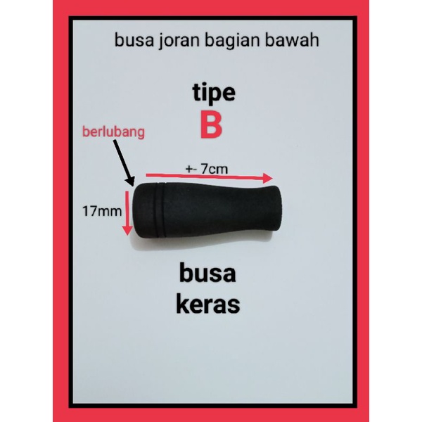 busa joran (keras) bagian bawah model Japan style