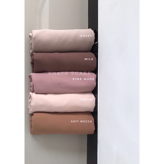 Pashmina Jersey Oval Sabiya Premium / Pashmina Meleyot Flowy Turkey Shawl