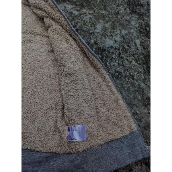 Zip Hodie Sherpa Uniqlo