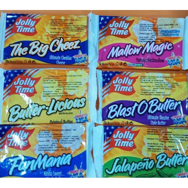 

Jolly Time Popcorn USA product (dijamin termurah!!!)