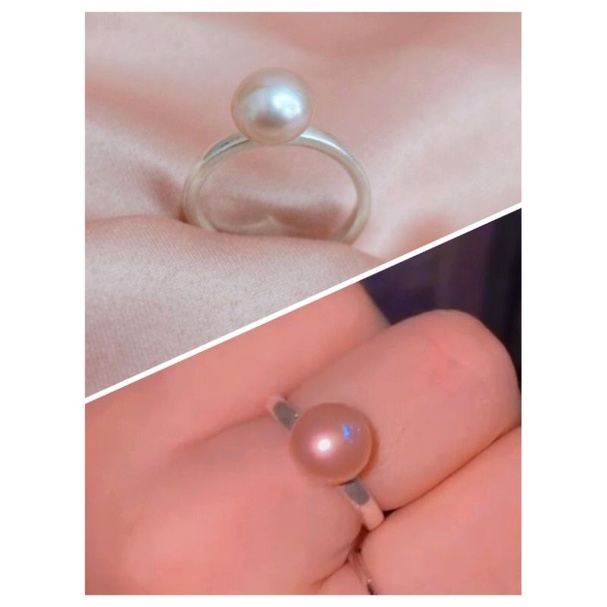 Cincin perak mutiara asli lombok bersertifikat / Cincin perak  / Cincin perak asli / Cincin perak mu