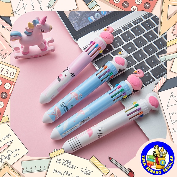 

Pulpen Mekanik 10 in 1 Bangau S9001