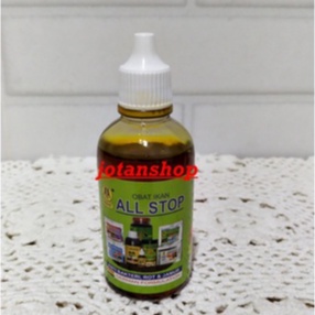 ALL STOP 75ml Obat Ikan hias Luka Anti Bakteri Rot Jamur white spot karantina allstop75 ml