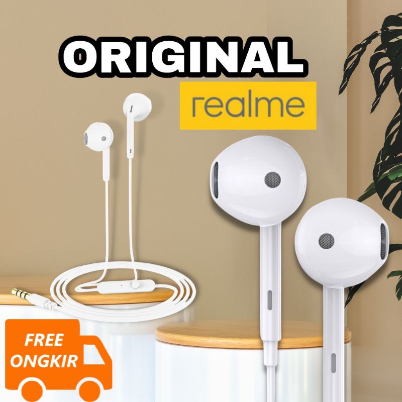 Headset Handsfree REALME 9i / REALME 9 4G / REALME 8i / REALME 8 4G / REALME 8 PRO / REALME 7 / REAL