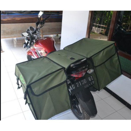 tas obrok kurir motor besar jumbo / TAS OBROK / TAS POS MOTOR / TAS SALES ( MERK FRES DAN GOLDEN )