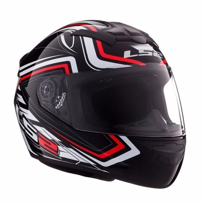 Helm Ls2 Ff352 Rookie Ranger Black Red