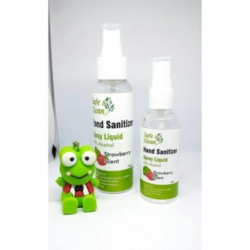 Hand Sanitizer Liquid Strawberry 100 mL Spray