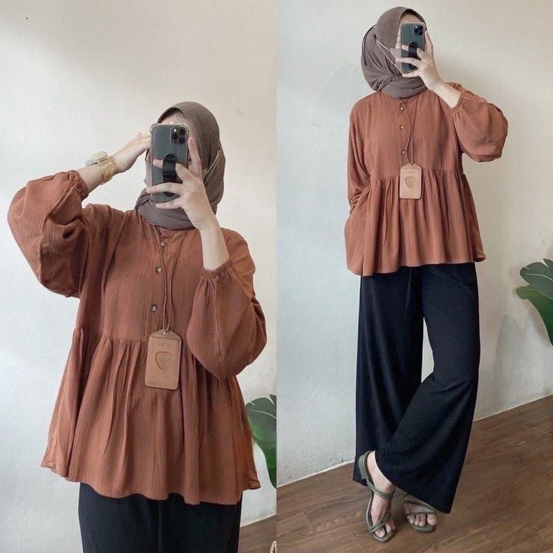 Raisa Blouse Crinkle Airflow Premium