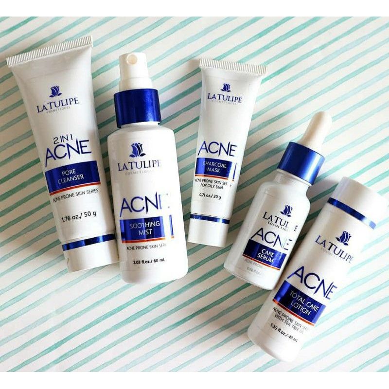 Jual La tulipe acne series (PERAWATAN UNTUK KULIT BERJERAWAT) Shopee