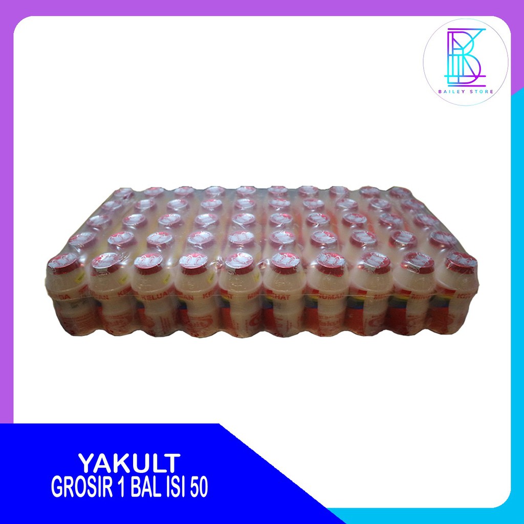 

YAKULT GROSIR 1 BAL ISI 50 /minuman probiotik/minuman sehat