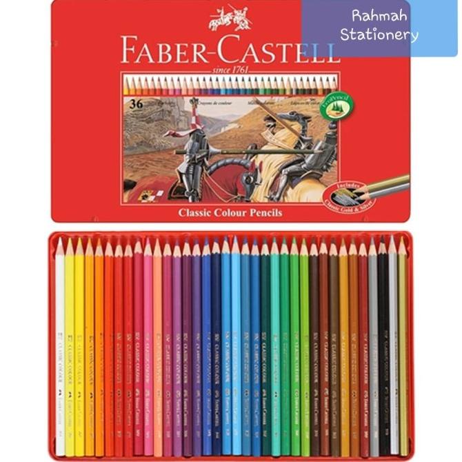 

gunturputra39 Faber-Castell Classic Colour Pencil tin case 36 / pensil warna 36 TERLARIS TERPERCAYA ORIGINAL